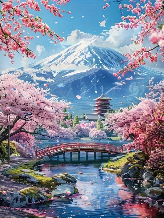Paint by Numbers Kits Snow Mountain Scenery