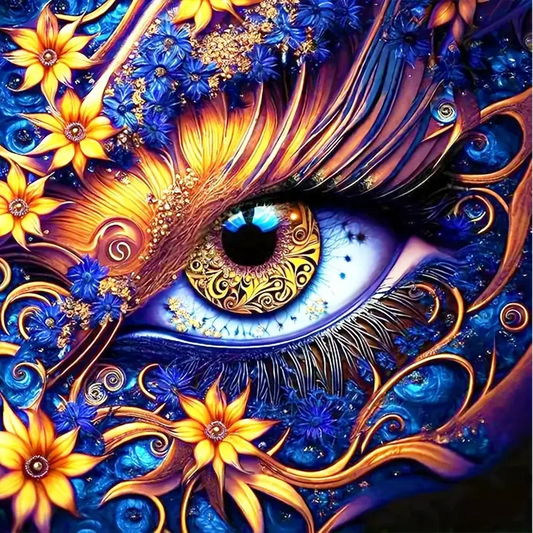 Paint by Numbers Kit Abstract Eye
