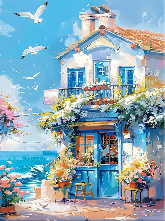Paint by Numbers Kits Seaside House