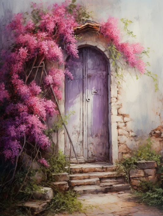 Paint by Numbers Kits Scenery Outside The Door