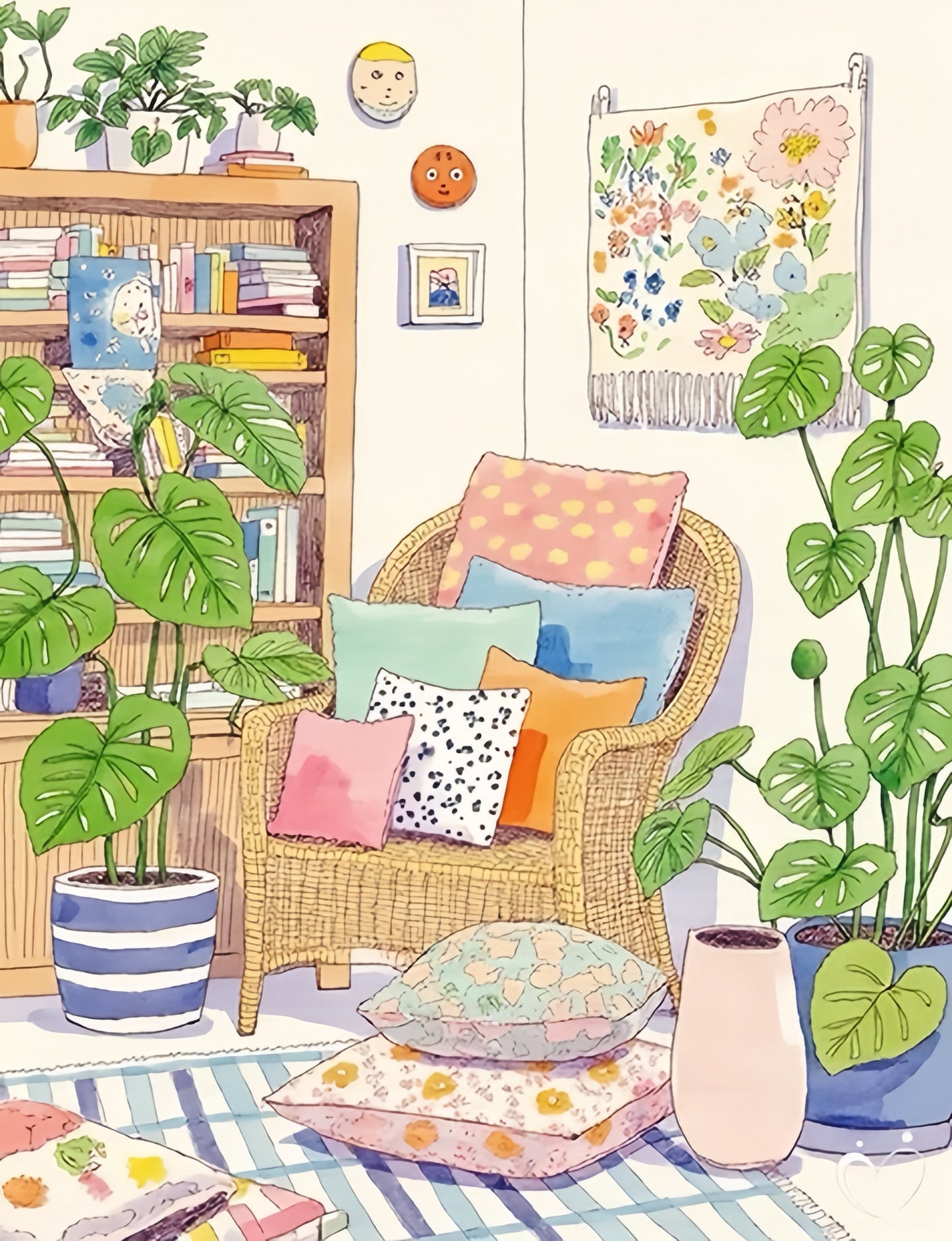 Paint by Numbers Kits Warm Room