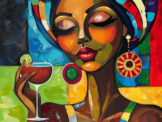 Paint by Numbers Kits Abstract Colorful Woman