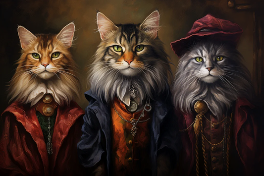 Paint by Numbers Kit Classical Cats