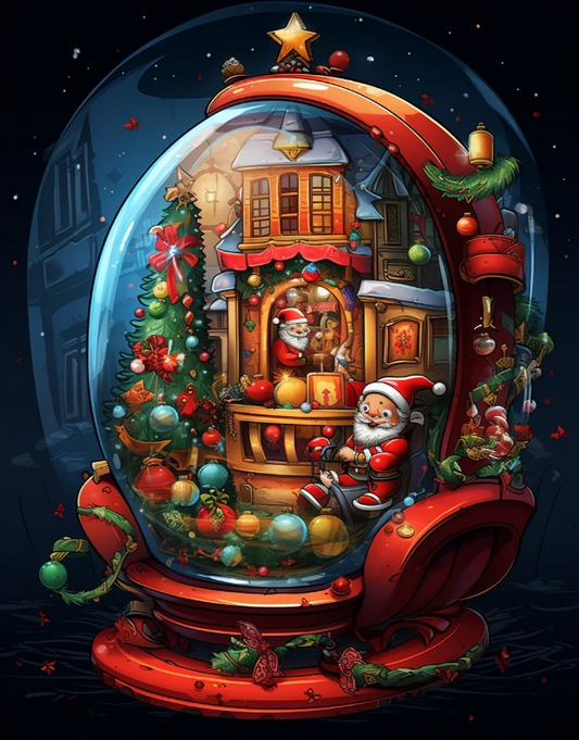 Paint by Numbers Kits Mini Christmas House