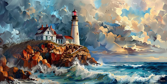 Paint by Numbers Kit Lighthouse