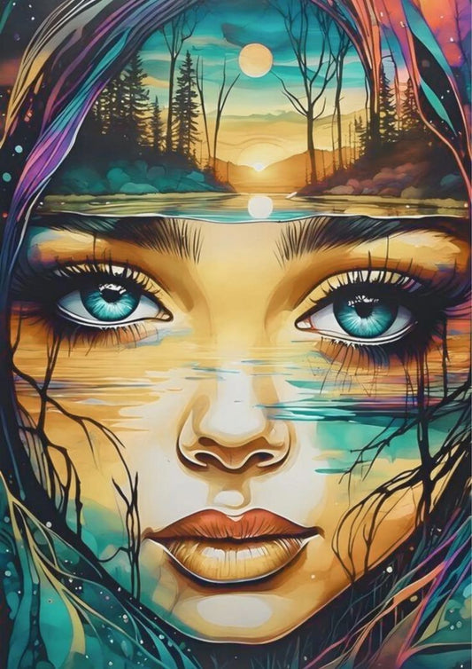 Paint by Numbers Kits Abstract Woman