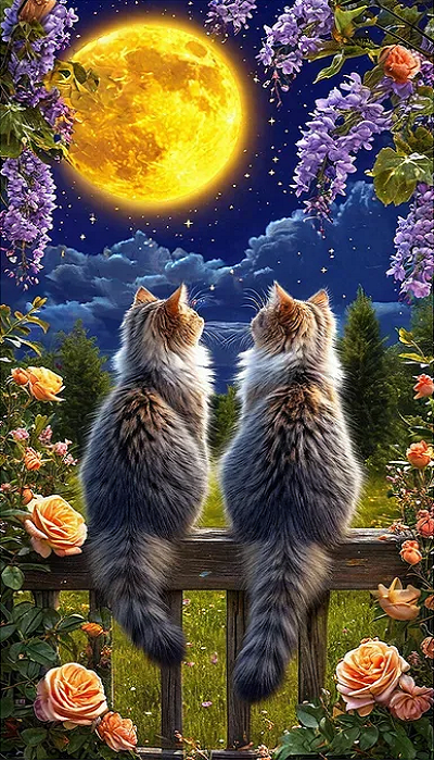 Paint by Numbers Kit Cats