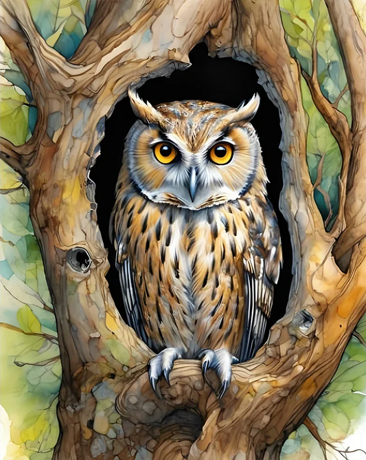 Paint by Numbers Kits Owl