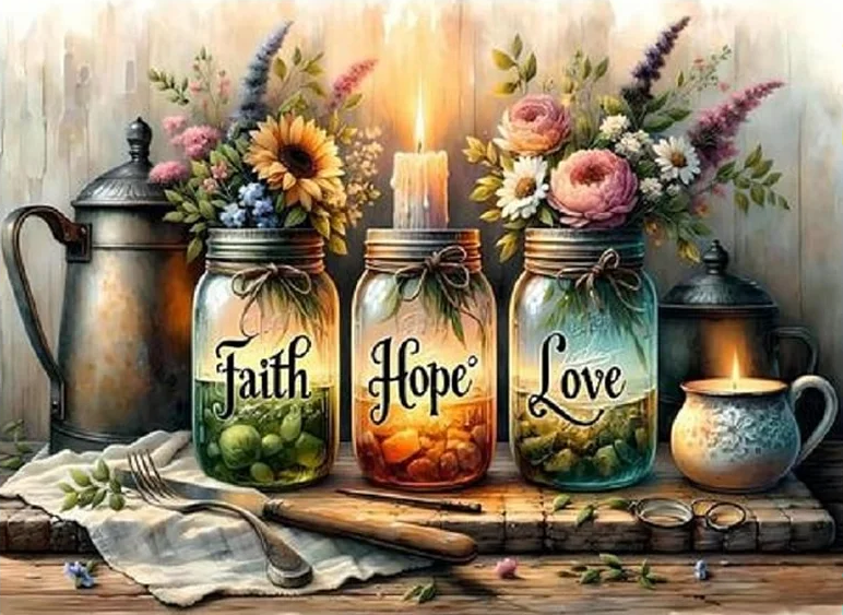 Paint by Numbers Kits Motivation Bottle