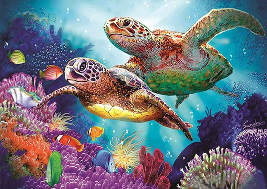Paint by Numbers Kits Sea Turtles