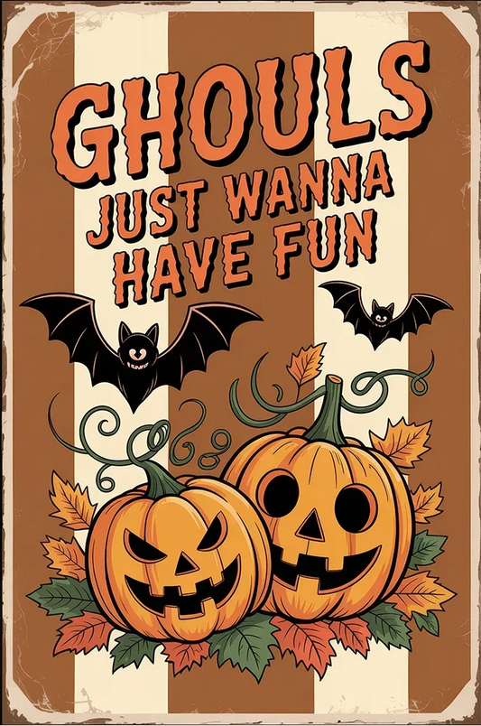 Paint by Numbers Kit Halloween Poster