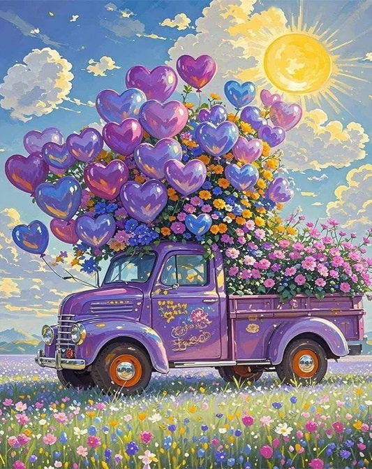 Paint by Numbers Kits Romantic Car