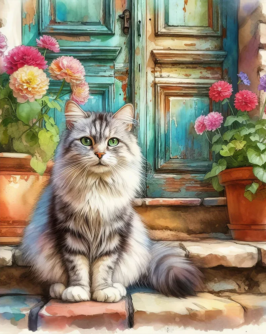 Paint by Numbers Kits Cat