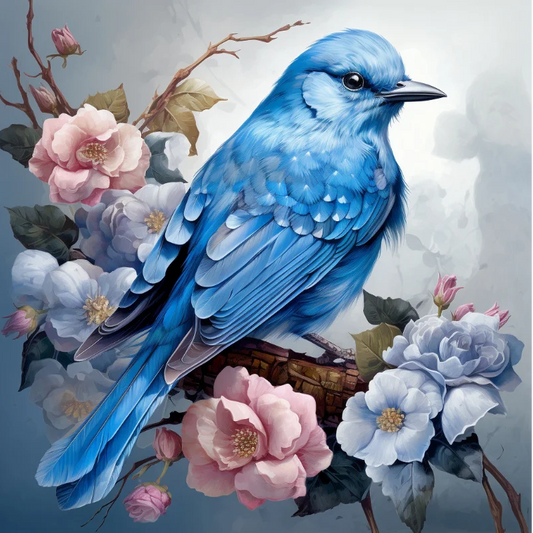 Paint by Numbers Kit Blue Bird