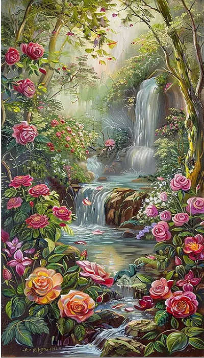 Paint by Numbers Kit Beautiful Scenery