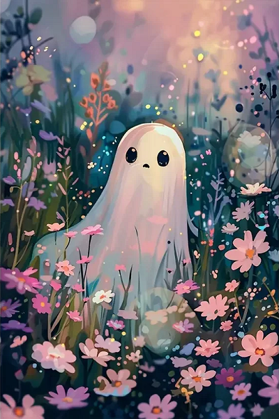 Paint by Numbers Kit Ghost