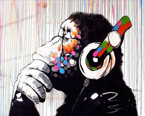 Paint by Numbers Kits Cool Gorilla