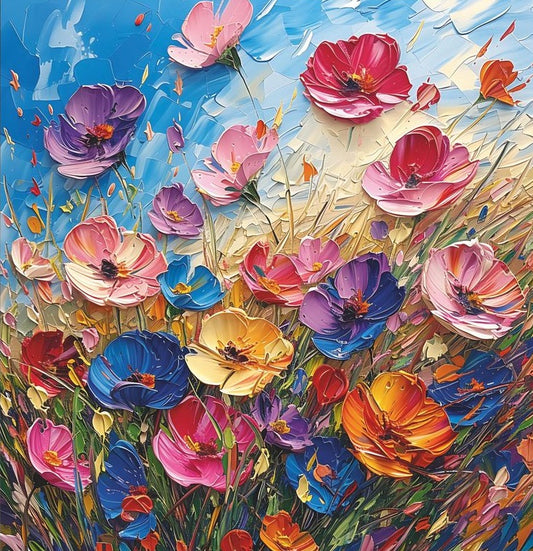 Paint by Numbers Kit Flowers