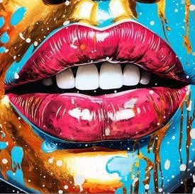 Paint by Numbers Kit Lip
