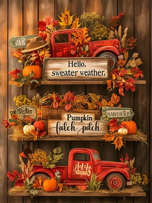 Paint by Numbers Kits Harvest Autumn