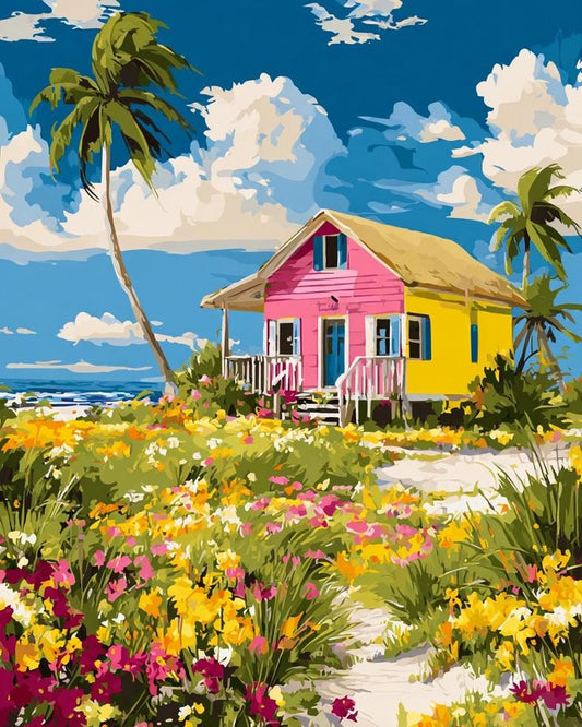 Paint by Numbers Kits Garden House