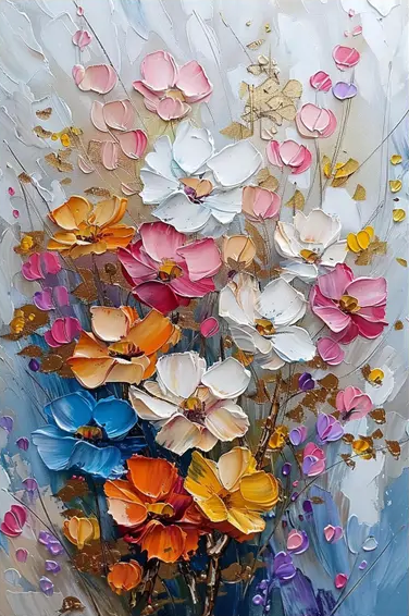 Paint by Numbers Kit Flowers
