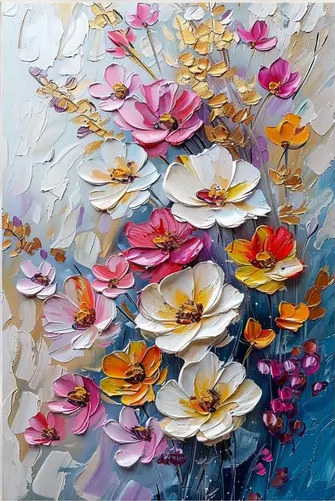 Paint by Numbers Kit Flowers