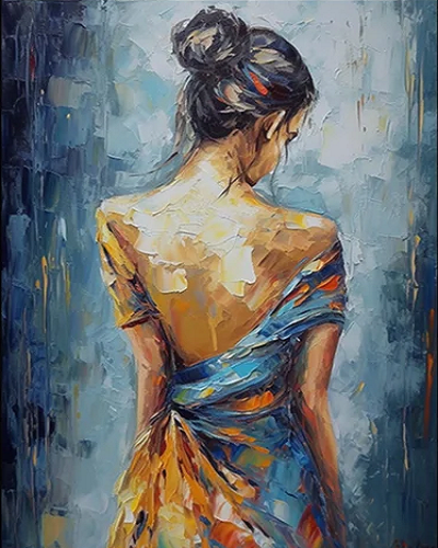 Paint by Numbers Kits Woman Back