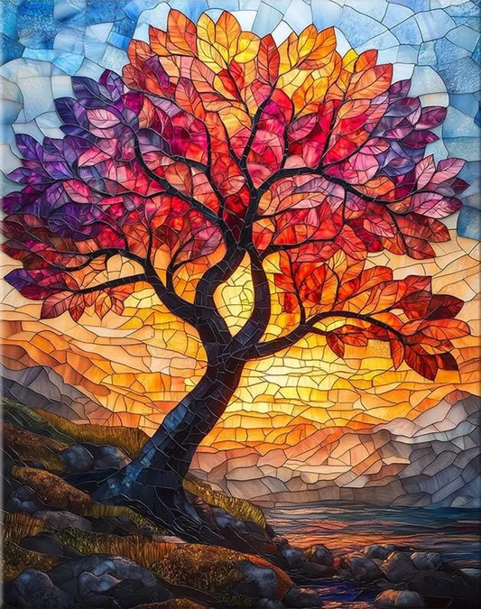 Paint by Numbers Kits Abstract Tree Of Life