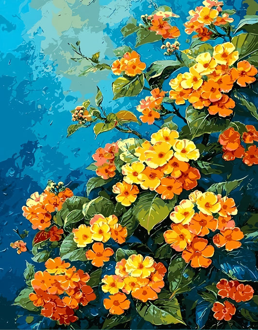 Paint by Numbers Kits Abstract Flowers