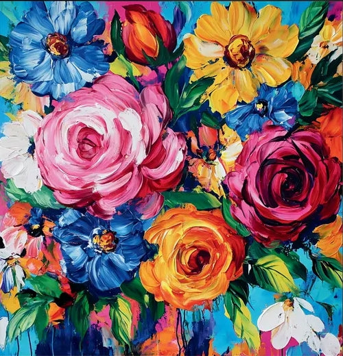 Paint by Numbers Kit Flowers