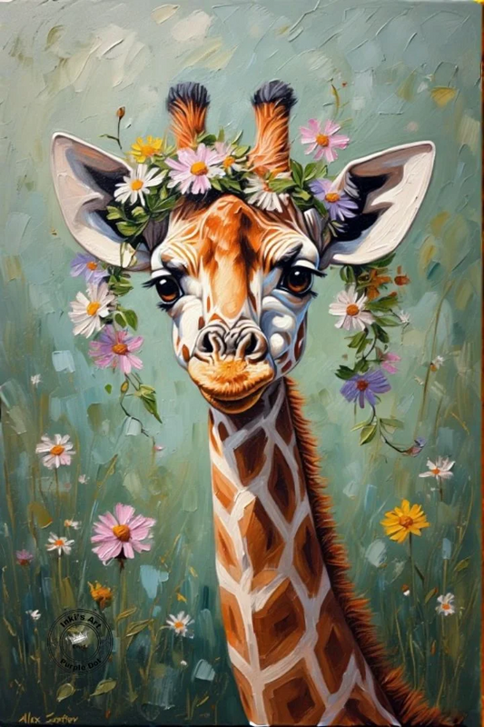 Paint by Numbers Kit Giraffe