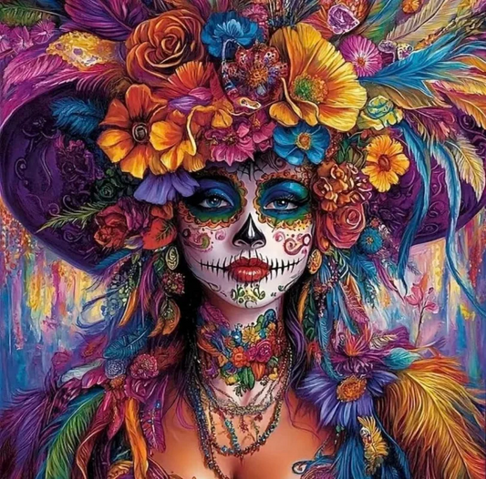 Paint by Numbers Kit Flower Woman