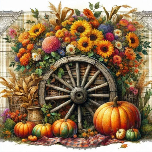 Paint by Numbers Kit Harvest Autumn