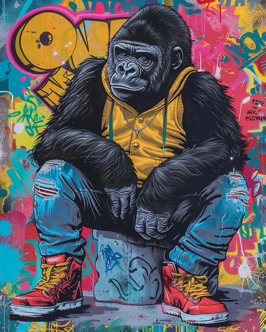 Paint by Numbers Kits Gorilla