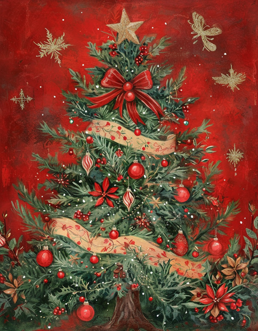 Paint by Numbers Kit Christmas Tree