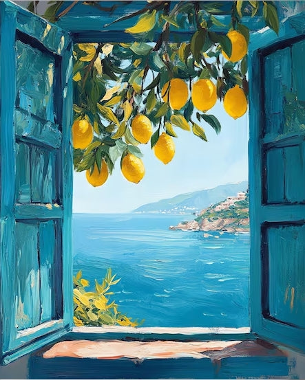 Paint by Numbers Kits Seaside Scenery