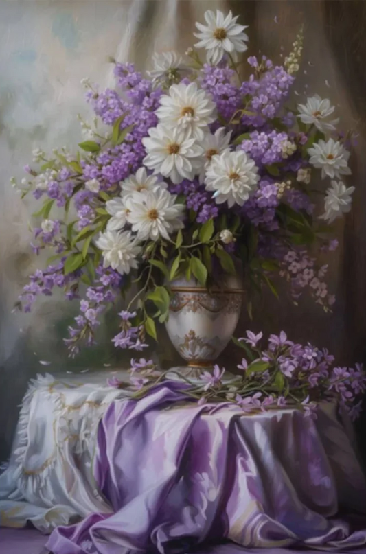 Paint by Numbers Kit Flower Still Life