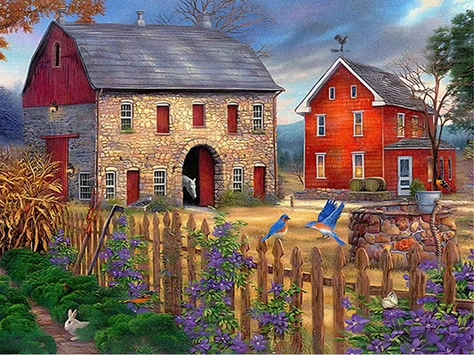 Paint by Numbers Kits Farm