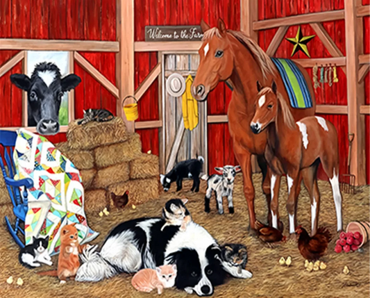 Paint by Numbers Kits Farm