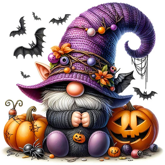 Paint by Numbers Kit Halloween Goblin