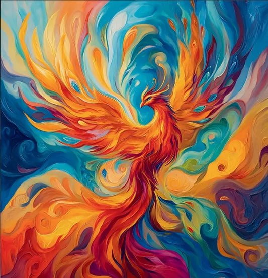 Paint by Numbers Kit Abstract Phoenix