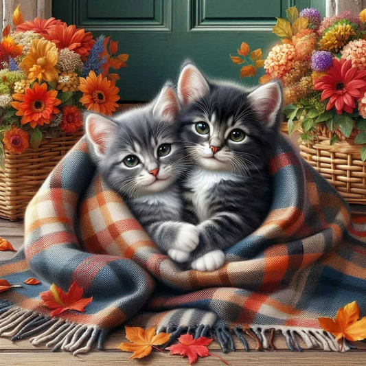 Paint by Numbers Kit Cute Kittens