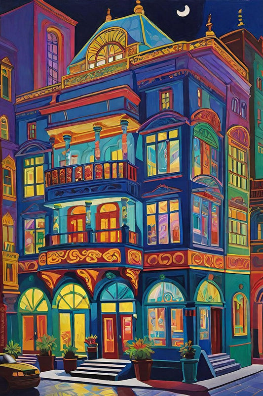 Paint by Numbers Kit Colorful House