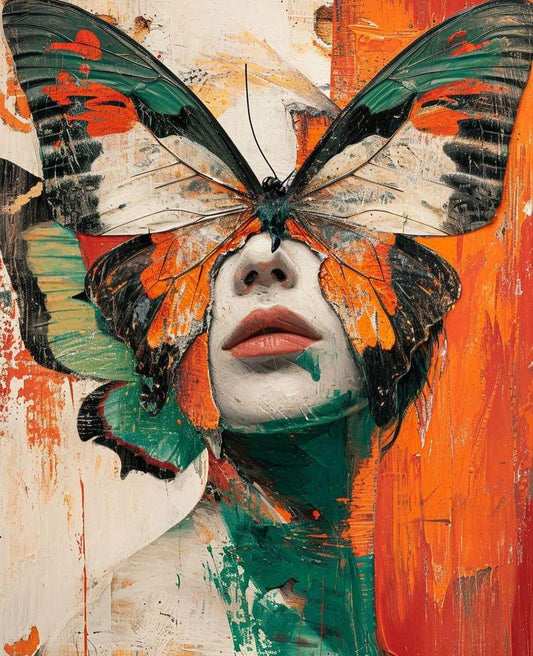 Paint by Numbers Kits Abstract Butterfly Woman