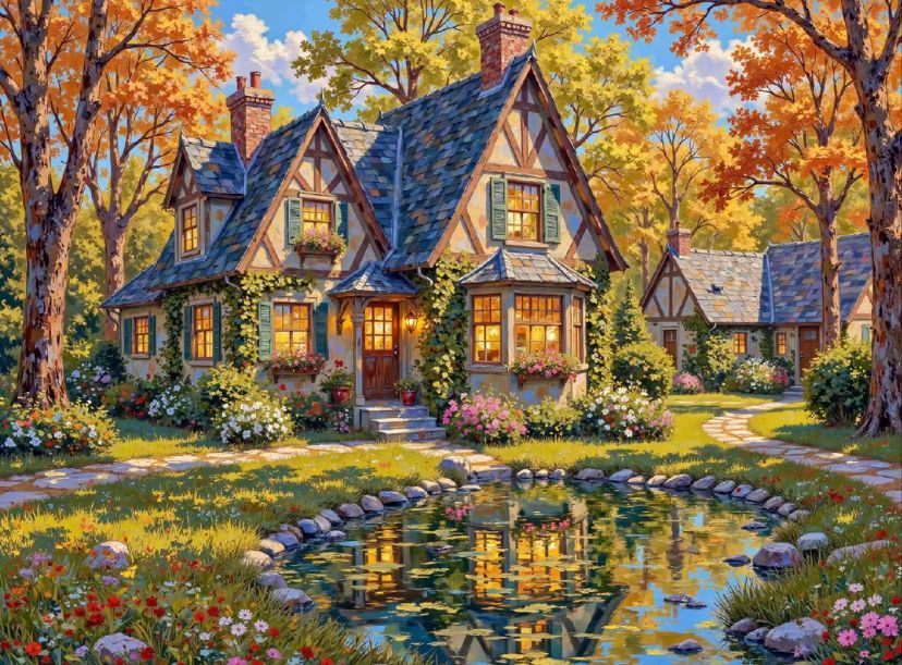 Paint by Numbers Kits Beautiful Scenery