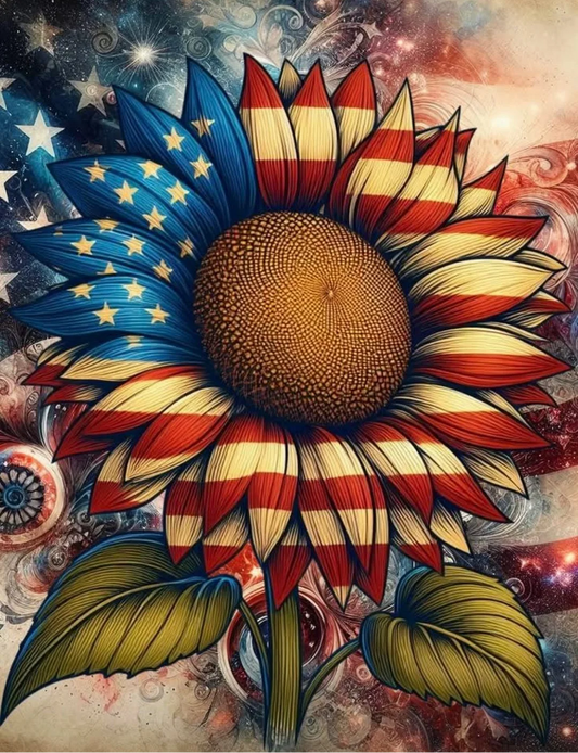 Paint by Numbers Kits Abstract Sunflower