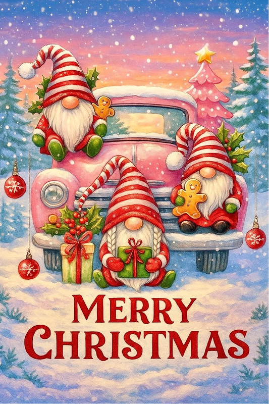 Paint by Numbers Kit Merry Christmas