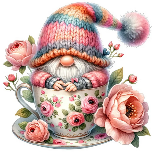 Paint by Numbers Kit Gnome In A Cup