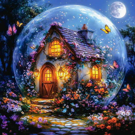 Paint by Numbers Kit Fantasy House